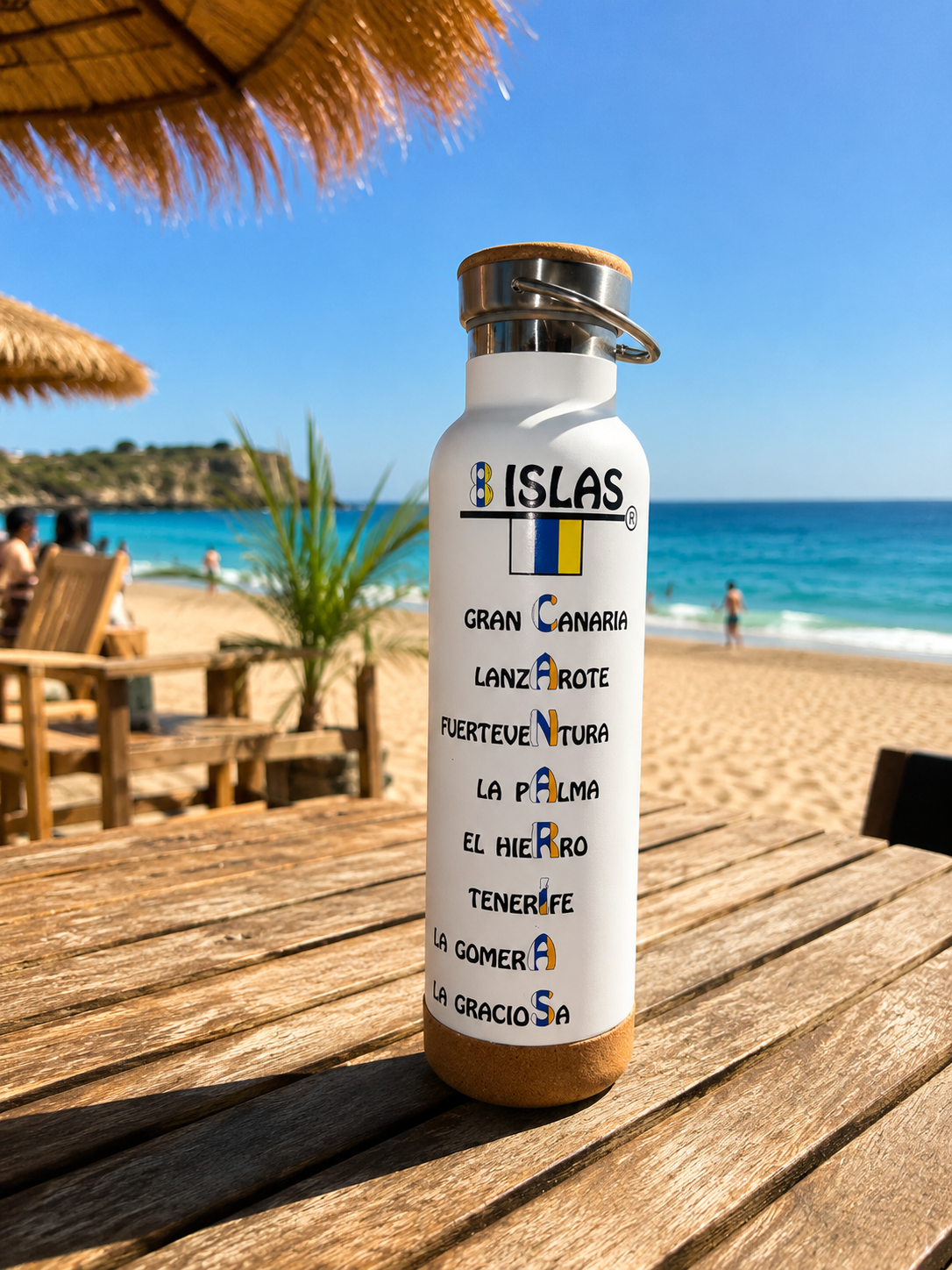Botella térmica 8 Islas Blanca