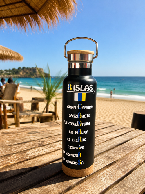 Botella térmica 8 Islas Negra